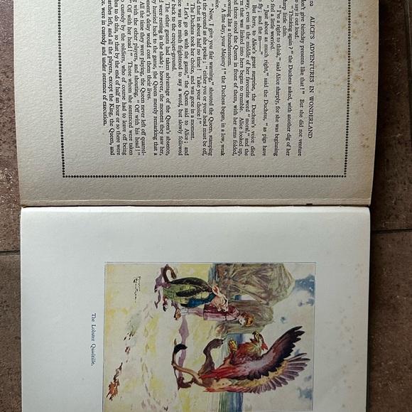 RARE Antique Harry Rountree Alice in Wonderland Color Plates hardcover book - Picture 12 of 12